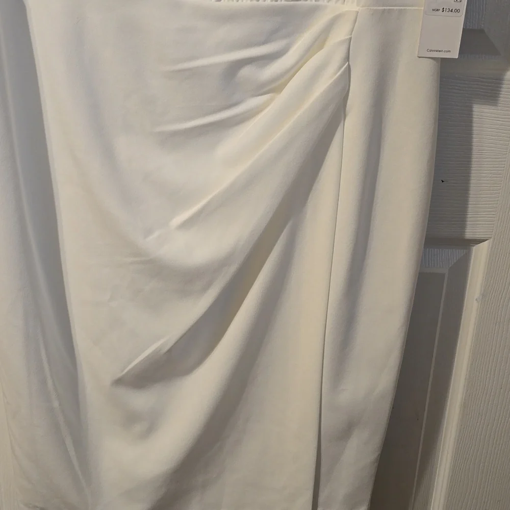 Calvin Klein Women's White Dress - Picture 3 of 8